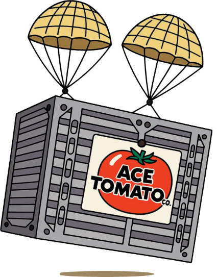 Ace Tomato software delivery crate